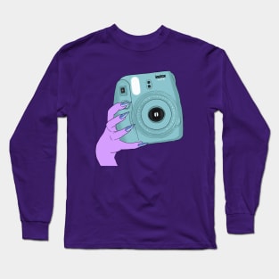 Instax blue Long Sleeve T-Shirt